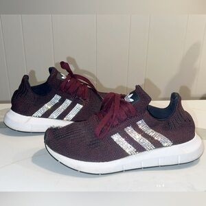 ADIDAS Swift Run Customized With Crystals